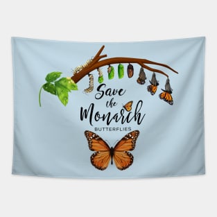 Save the Monarch Butterflies Tapestry