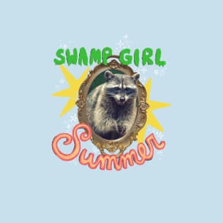 Swamp Girl Summer - Raccoon T-Shirt