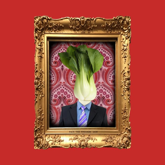 Pak Choi Man in Vintage Frame by FaceTheStrange