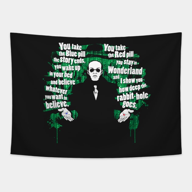 The choice Morpheus Tapestry by MeFO