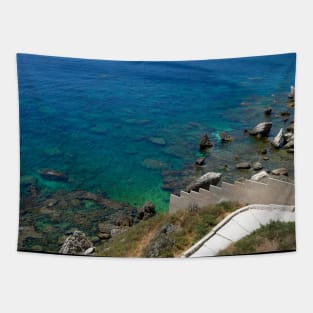 How gorgeous are the water's of the Mediterranean? Tapestry