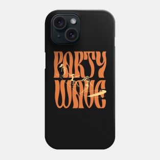 Party Wave Yellow and Orange Phone Case