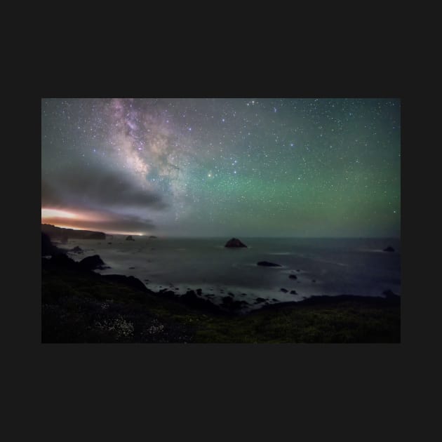 The Milky Way Over the Pacific by JeffreySchwartz