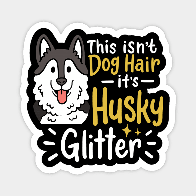 Husky Dog Hair Magnet by CreativeGiftShop