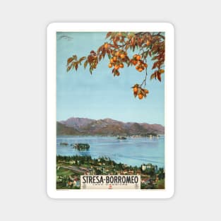 Stresa-Borromeo Lago Maggiore Vintage Poster 1927 Magnet
