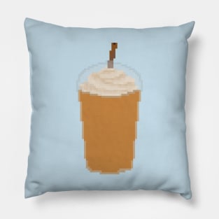 Iced frappe pixel art Pillow