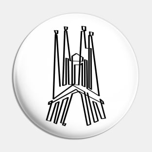 Sagrada Familia: A Single Line, A Masterpiece Pin