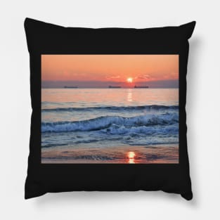 Black Sea Sunrise Pillow