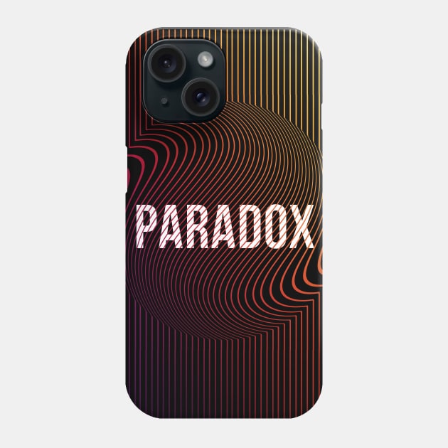 PARADOX - Trippy Visual Art (Inverse Version) Phone Case by Lumos19Studio