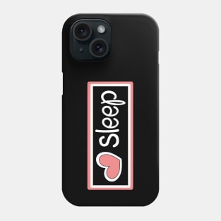 Love heart sleep Phone Case