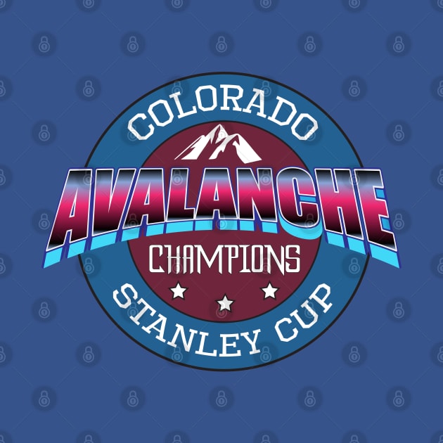 Colorado Avalanche NHL Champions 2022 by antarte