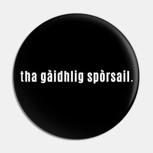 Tha Gàidhlig spòrsail (Scottish) Gaelic is Fun! Pin