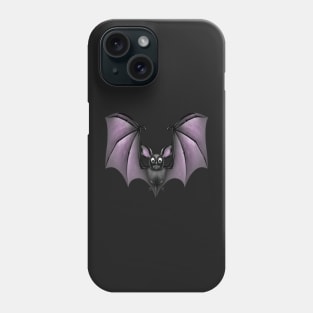 Bat on Black Background Phone Case