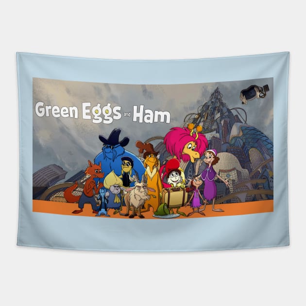 Green Eggs And Ham 7 Tapestry by TheDClub70