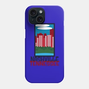 Nashville Skyline T-Shirt Phone Case