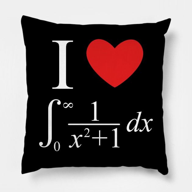 I love Pi Pillow by Silentrebel