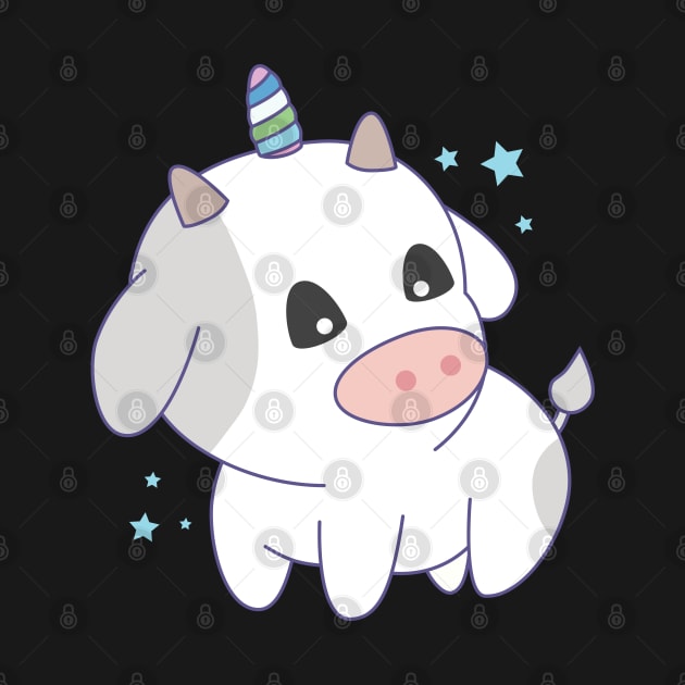 cute unicorn cow by sj_arts