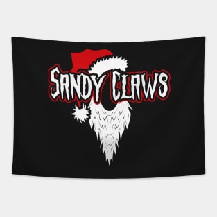 Here Comes Sandy Claws Tapestry