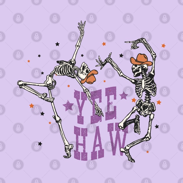 Yee Haw Skeletons by Erin Decker Creative