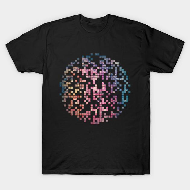 Pixel Circle Pixel Arts T Shirt Teepublic How pixel circle calculator calculates your pixel circle since half pixels would be ridiculous and impossible the pixel circle generator uses some simple rounding math to find the nearest pixel to fill. teepublic