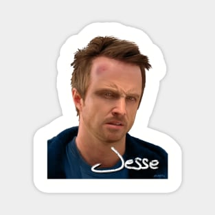 Breaking Bad - Jesse signed portrait Magnet