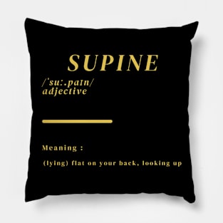 Word Supine Pillow