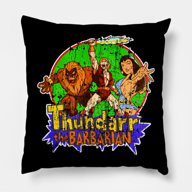 Thundarr the Barbarian // 80s Cartoon Pillow by Niko Neon