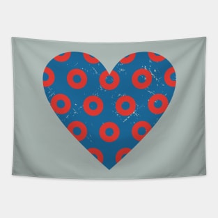 Phish Fishman Donut Heart Tapestry