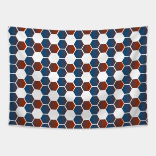 HIVE PATTERN, HEXAGON PATTERN Tapestry