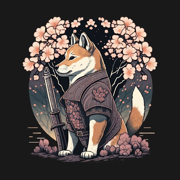 Get Ready to Stand Out with Shiba Dog Samurai by kanisky