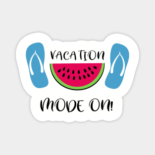 Vacation Mode On, Summer Design Magnet