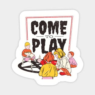 Come To Play Ouija Funny Childrens Book Parody Magnet