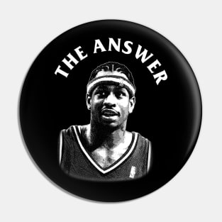 The Answer - Engraving Style Pin