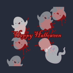 Blood Ghost Night Halloween T-Shirt