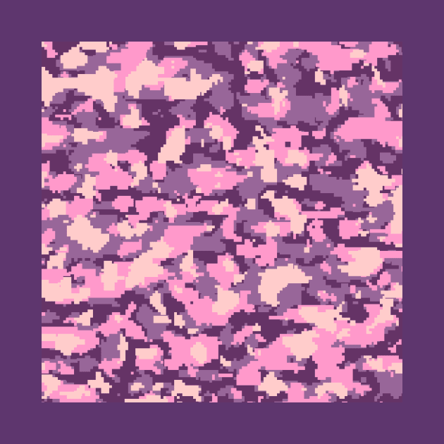 Pink Digital Camouflage by Tshirtstory