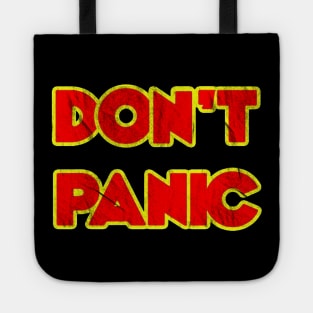 Don't Panic \\ Retro Vintage Tote