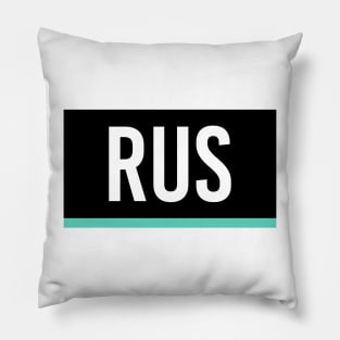 George Russell Driver Tag Pillow
