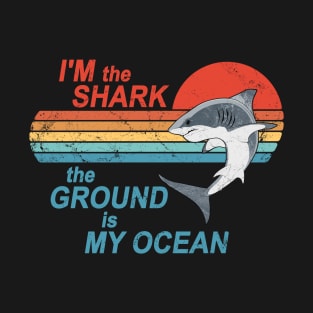 Jiu Jitsu Shark. The ground is my Ocean T-Shirt