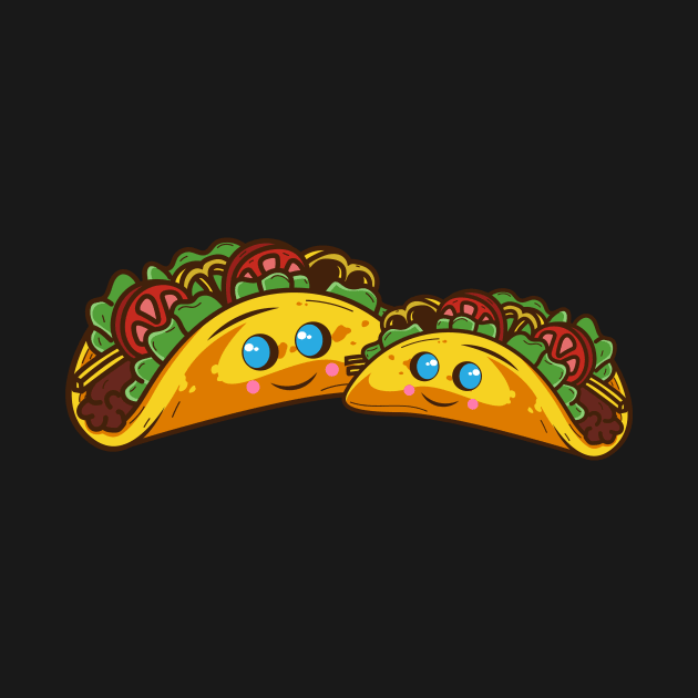 Two cute Tacos for Taco Lover - Mexican Mother Mom Moms Baby by Shirtbubble