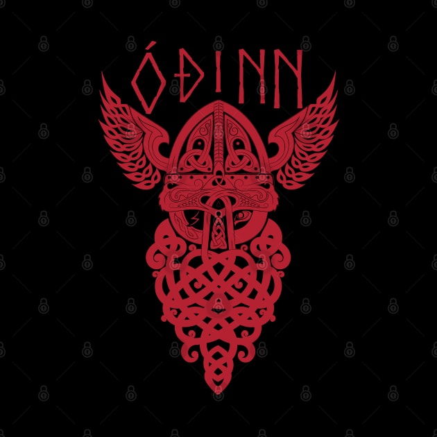 Odin Norse God Pagan Viking Mythology Allfather by Blue Pagan