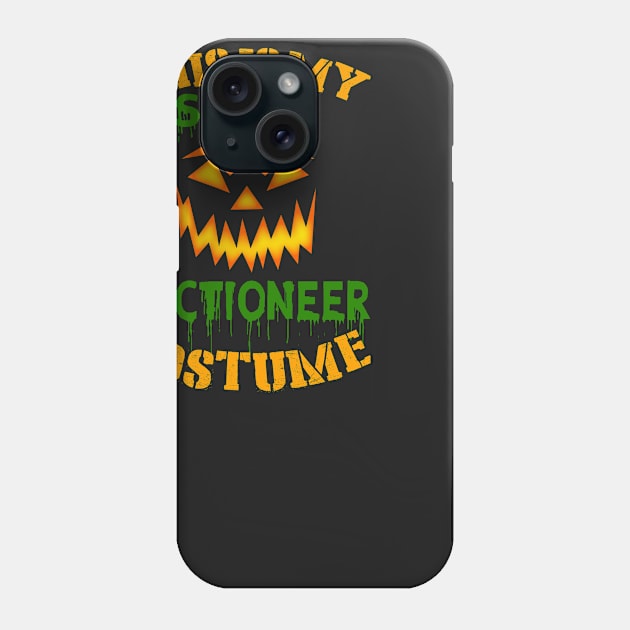 This Is My Scary Auctioneer Costume Phone Case by blythevanessa