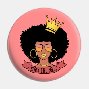 Black Girl Magic For Women Girls Black History Month Gift Pin