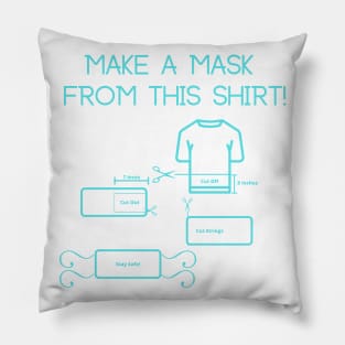 Make a mask from this shirt Pillow