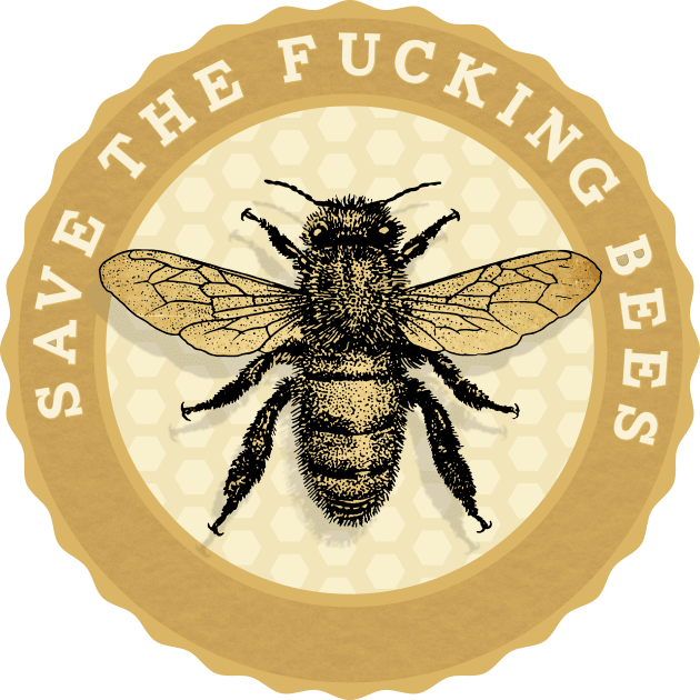 Save the bees Kids T-Shirt by Midcenturydave