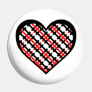 Heart stripes lines 8 bit 8bit pixel art pixelart pixelated Pin