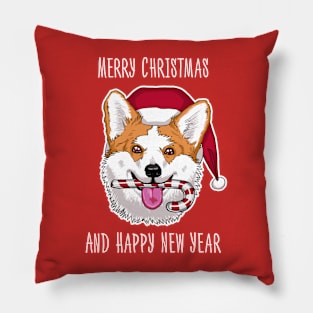 Merry Xmas for Corgi lovers Pillow