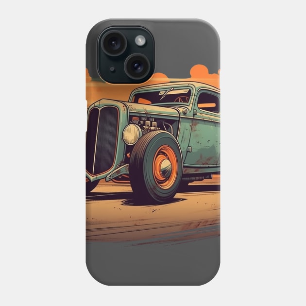 Hot Rod Phone Case by DavidLoblaw