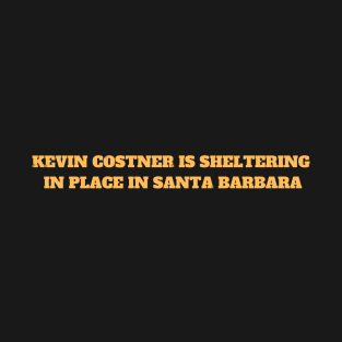 Kevin Costner Is Sheltering In Place In Santa Barbara T-Shirt