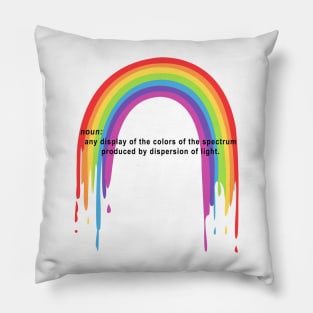 Rainbow Definition Pillow