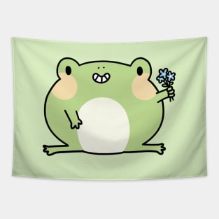 Frog with flowers Tapestry